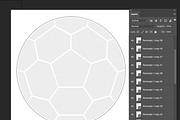 Soccer Ball Photo Collage, a Poster Template by AIW SOLUTIONS (Thumbnail 2 of 3)