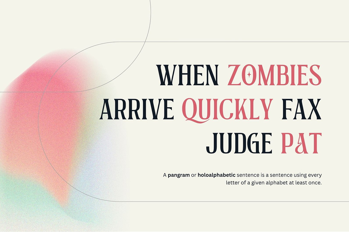 La Signora - Display Serif, a Serif Font by Nirmana Visual (Photo 2 of 9)