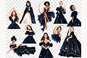 Mystical Celestial Clipart, a Person Illustration by GlamArtZhanna (Thumbnail 8 of 8)