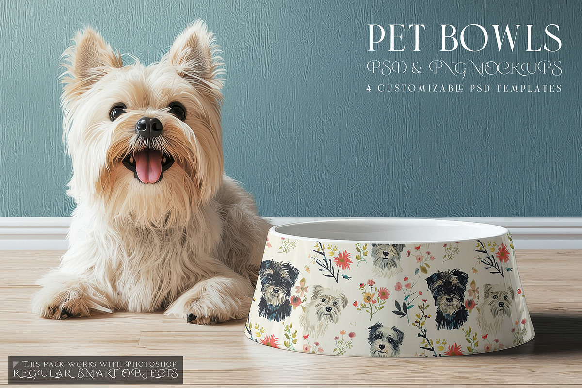 Pet Bowls PNG & PSD Mockups, a Product Mockup by mock-ups (Photo 1 of 14)