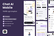 Matric - Chat AI Mobile App, an App Template by SLAB! Design (Thumbnail 1 of 4)