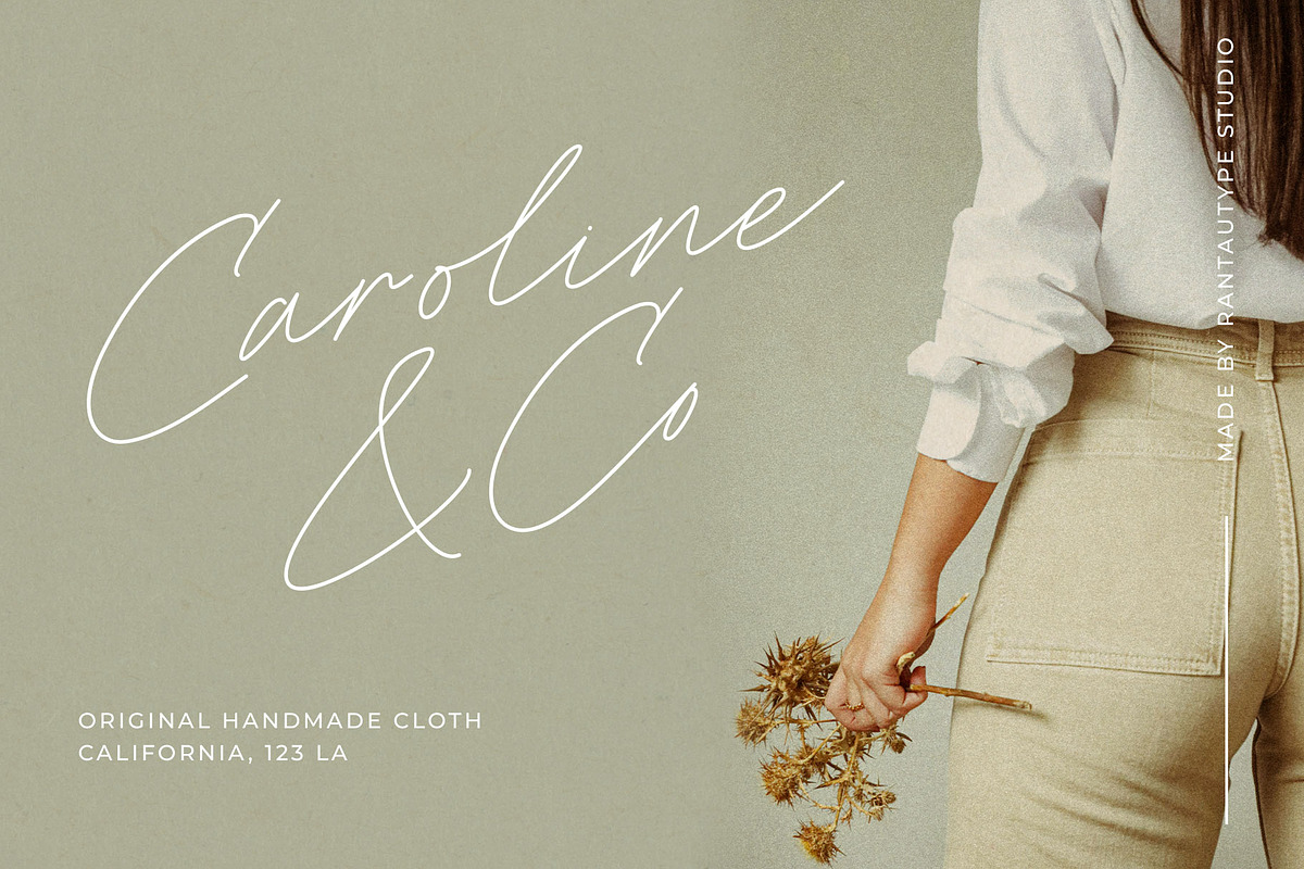 Grand Resort Elegant Monoline Script, a Handwritten Font by RantautypeStudio (Photo 10 of 15)