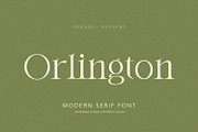 Orlington - Serif Font, a Serif Font by Alpaprana (Thumbnail 1 of 9)