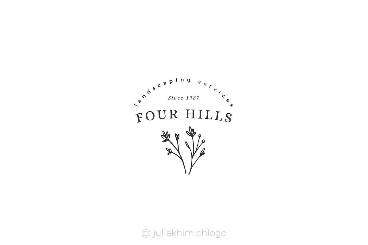 Logo Pack Volume 5. Florals, a Branding & Logo Template by Mint Air Studio (Photo 6 of 21)