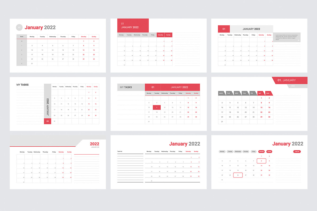 Powerpoint Calendar 2022 Templates, a Presentation Template by HiSlide.io (Photo 6 of 9)