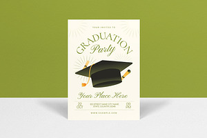 Graduation Party Invitation, an Invitation Template by graphicook