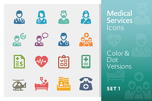 Medical Services Icons Set 1 - Sympa