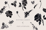 Winter Garden Clip Art, an Illustration by Create The Cut (Thumbnail 11 of 14)