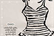 Coastal Cowgirl Clipart, Western, an Object Illustration by The October Creative (Thumbnail 4 of 8)