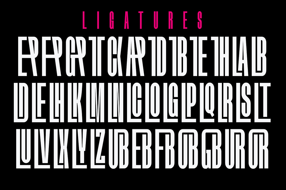 Grublack - Modern Condensed Sans, a Sans Serif Font by Sealoung (Photo 3 of 10)