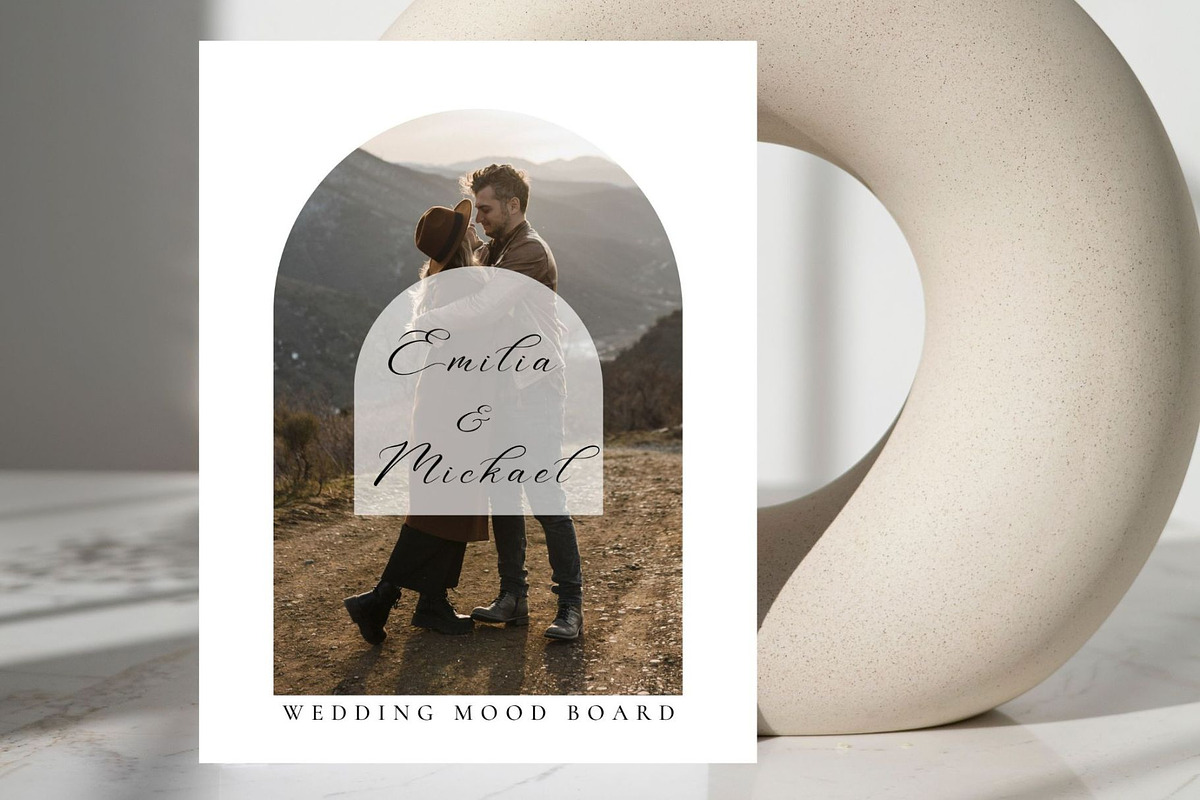 Wedding mood board template, a Stationery Template by EvaTemplates (Photo 6 of 8)