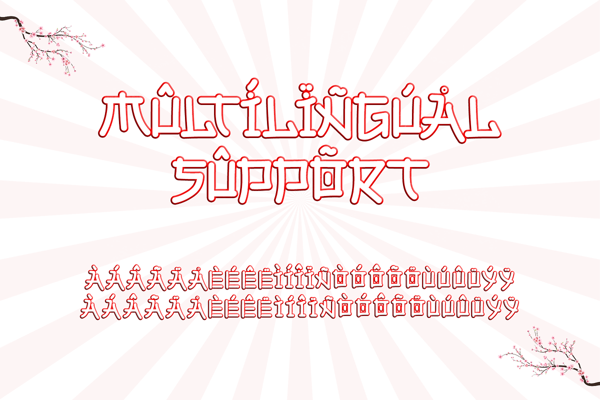 Japan Kimono - Modern Japanese Font, a Sans Serif Font by overlaytemplates (Photo 4 of 5)