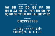 Awone Stencil Font, a Sans Serif Font by Iqsiart Studio (Thumbnail 6 of 7)