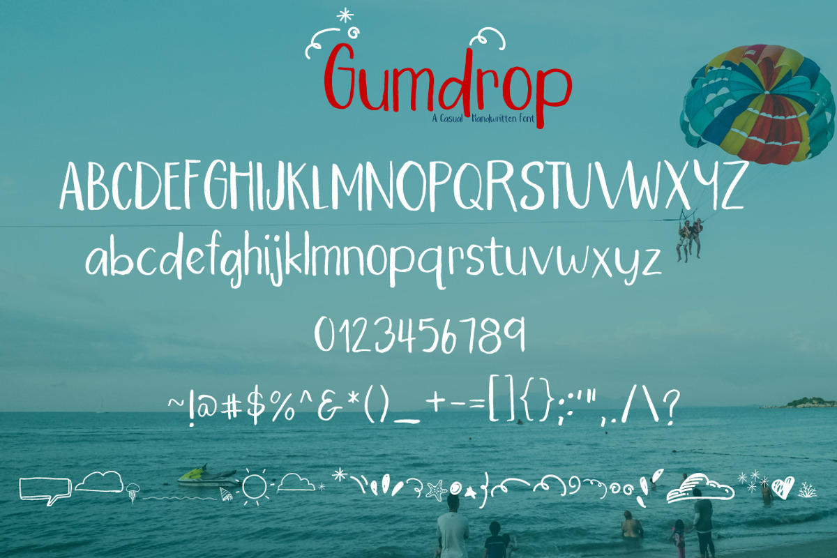 Gumdrop | Handwritten font preview 7