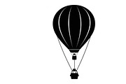 hot air balloon silhouettes, an Illustration by Amazin_art (Thumbnail 4 of 31)
