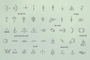 Sacred Geometric Tarot Minimal Icons, an Outline Icon by CreativeWilderness (Thumbnail 8 of 12)
