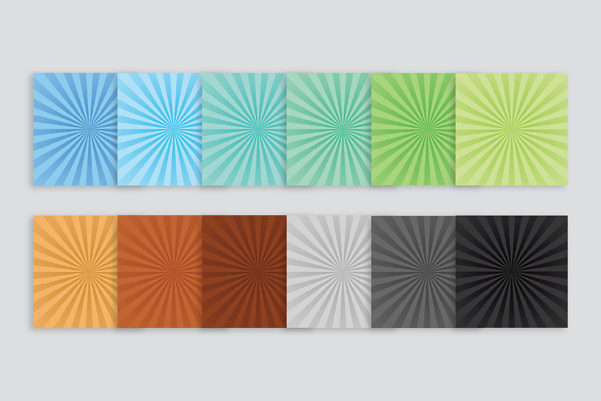 Two-Tone Sunburst Backgrounds, a Background Graphic by Running With Foxes (Photo 6 of 8)