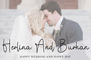 Wedding Anitimes, a Handwritten Font by FreshTypeINK (Thumbnail 7 of 9)