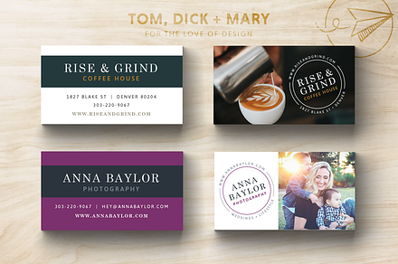 Circle Logo Business Card Template