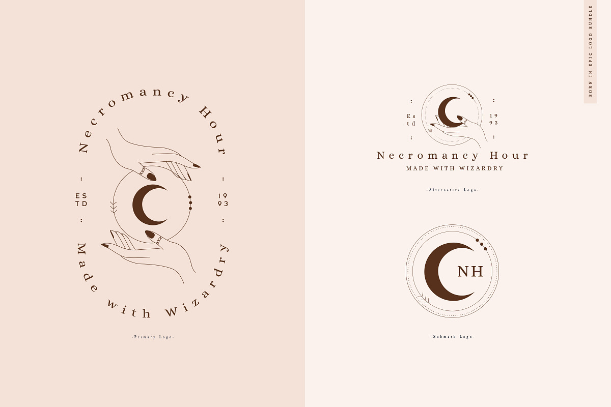 Born in Epic Logos//Updated, a Branding & Logo Template by SNIPESCIENTIST