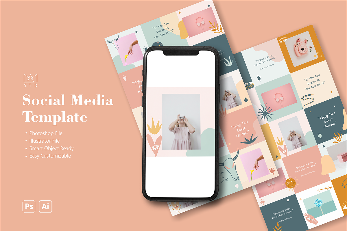 Social Media Template Vol 2, a Social Media Template by AM studio (Photo 1 of 3)