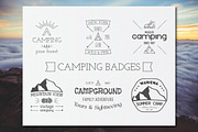 Outdoor Camping Badges and Logos, an Object Graphic by JeksonGraphics (Thumbnail 2 of 2)