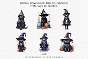 Halloween Witch Wizard Black Kitten, an Animal Illustration by Rabbit Heart (Thumbnail 6 of 10)
