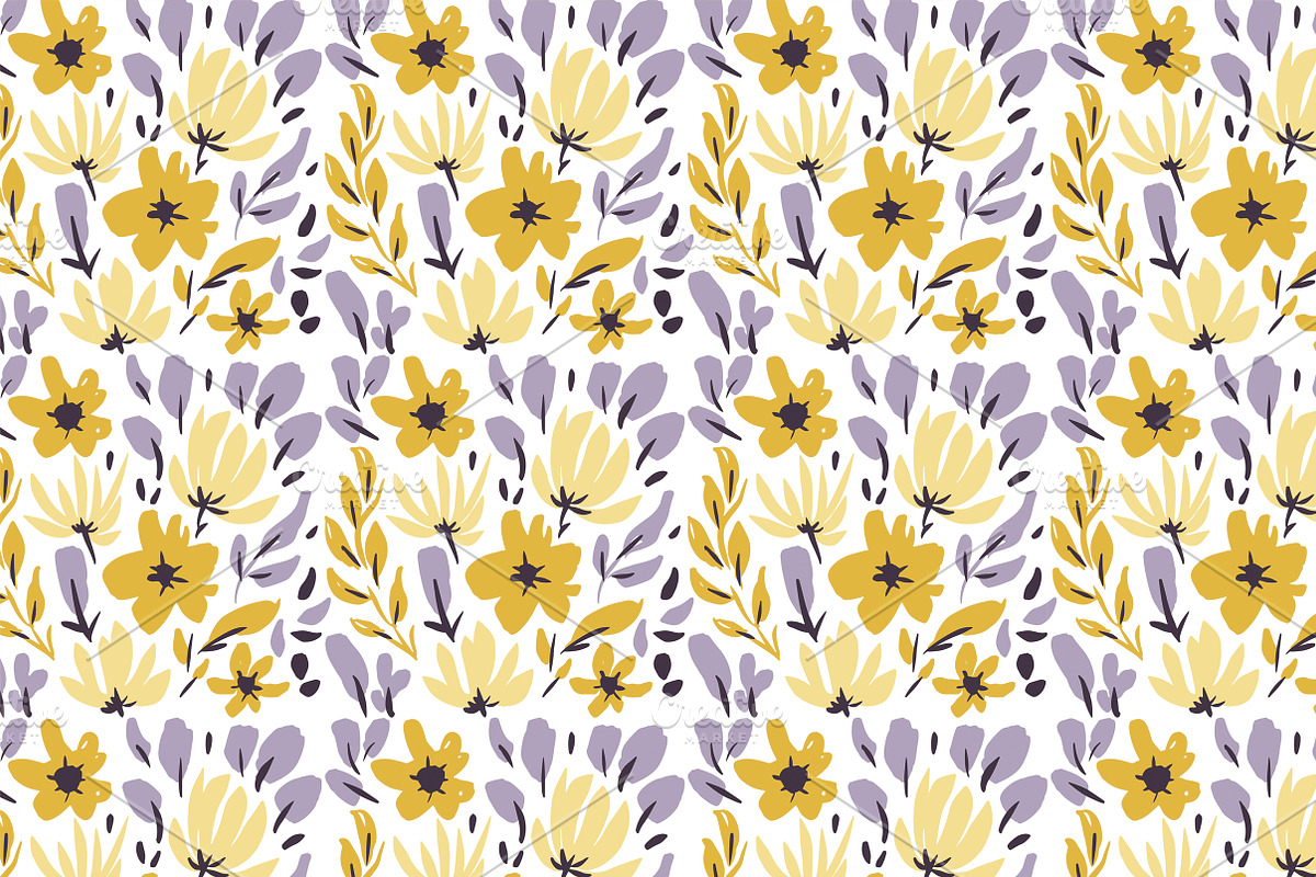 Brushstrokes patterns, a Pattern Graphic by Lyolya Profitrolya (Photo 4 of 5)