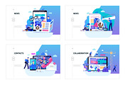 Company website vector Illustrations, a Work Illustration by Grivina's shop (Thumbnail 20 of 25)