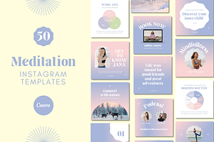 Meditation Wellness Instagram Bundle