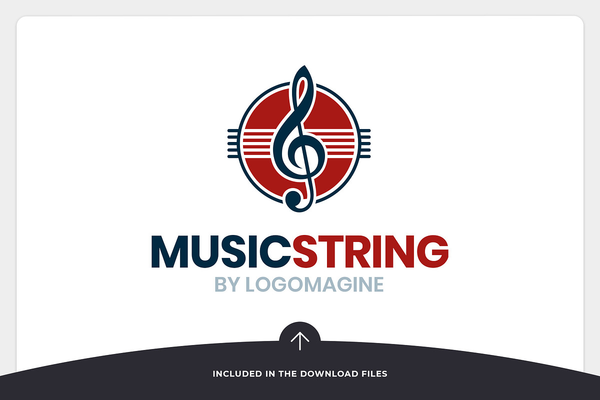 Music String Logo Template, a Branding & Logo Template by LOGOMAGINE (Photo 6 of 16)