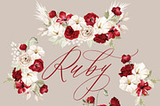 Watercolor Flowers - RUBY, an Illustration by Beigetime (Thumbnail 5 of 13)