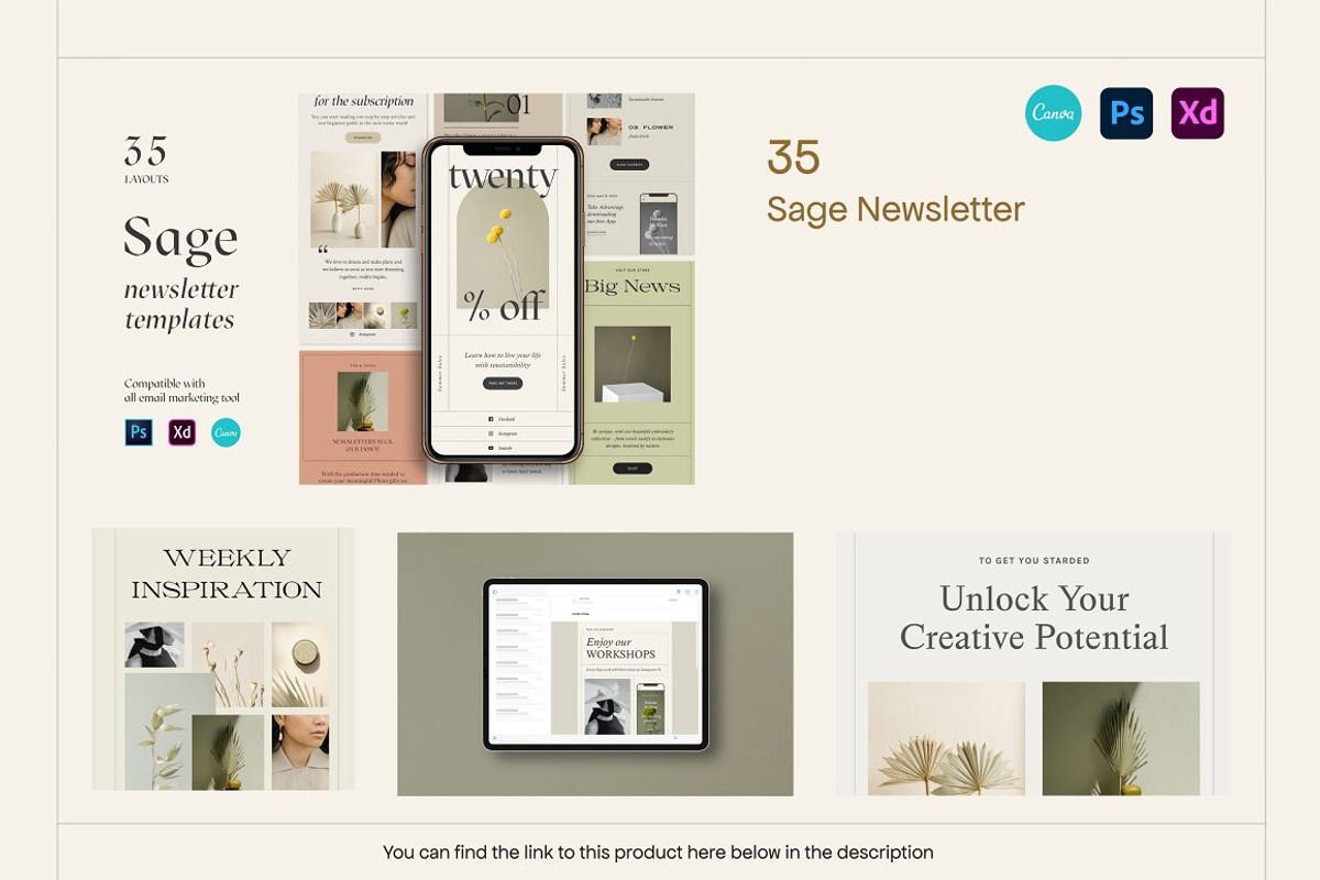 4in1 BigBundle Newsletter Templates, an Email Template by Sparrow & Snow (Photo 4 of 39)