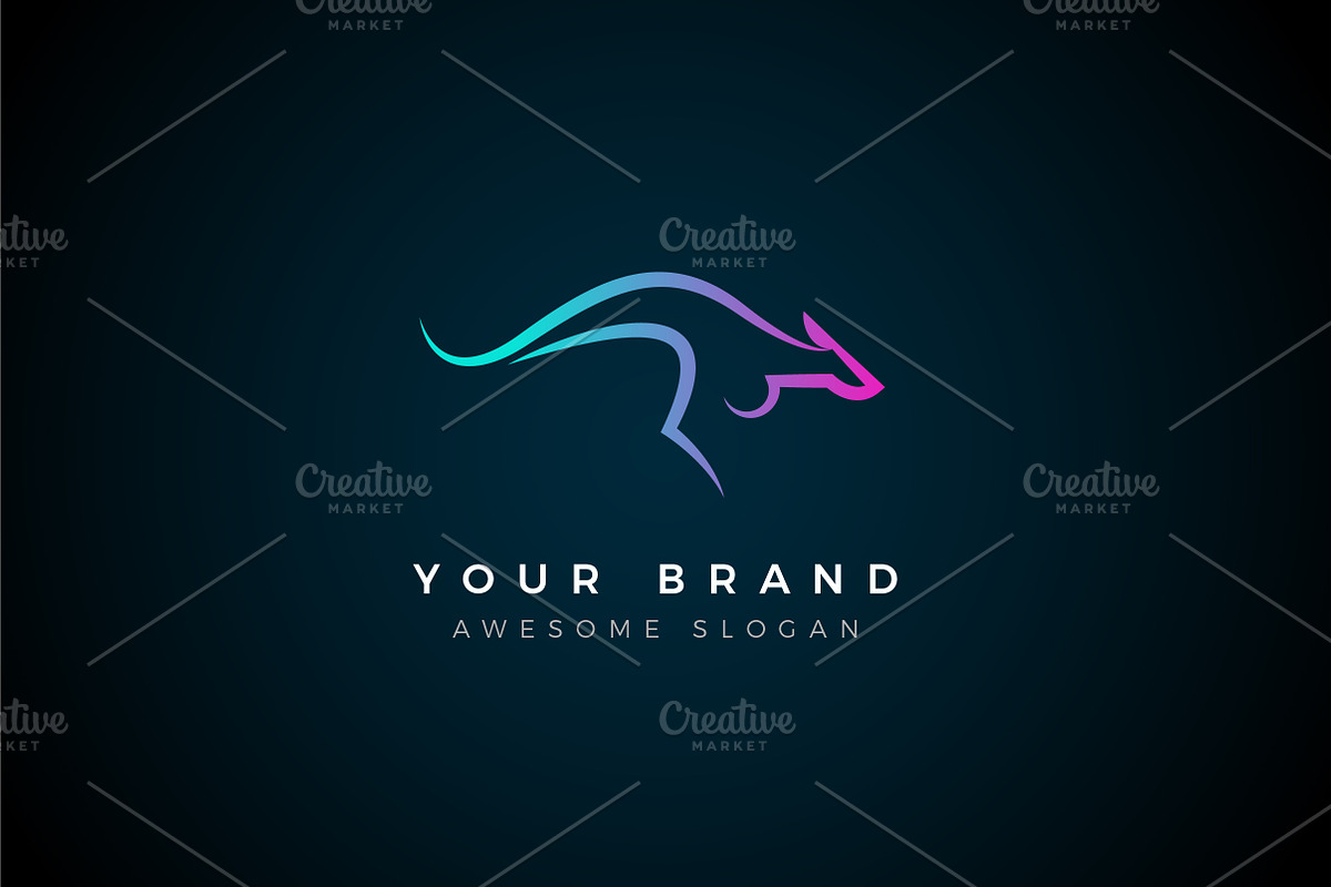 Kangaroo Logo, a Branding & Logo Template by Luis Muniz (Photo 1 of 2)