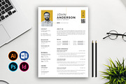 Resume / CV Template, a Resume Template by Abdul Studio (Thumbnail 1 of 5)
