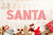 Santa Ugly Sweater - Christmas Font, a Font by vladocar (Thumbnail 1 of 9)
