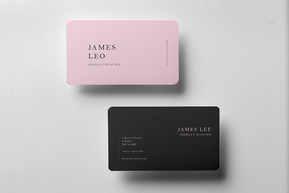 Minimal modern business card, a Business Card Template by Lady_Design Studios