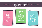 Totally Terrific Typeface, a Script Font by Sam Parrett (Thumbnail 3 of 7)