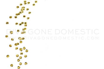 Styled Photography - Gold Sequins