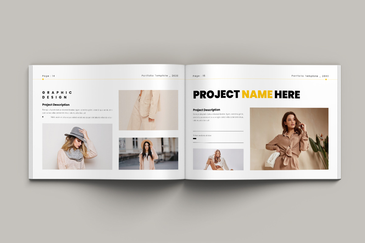 Portfolio Landscape Template, a Brochure Template by Pixelpick (Photo 8 of 9)