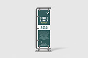 Street Banner Mockup, an Advertising Mockup by AndikaGraphic (Thumbnail 2 of 6)
