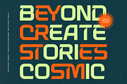 Digital Galaxy Futuristic Font, a Sans Serif Font by timelesstype.co (Thumbnail 10 of 20)