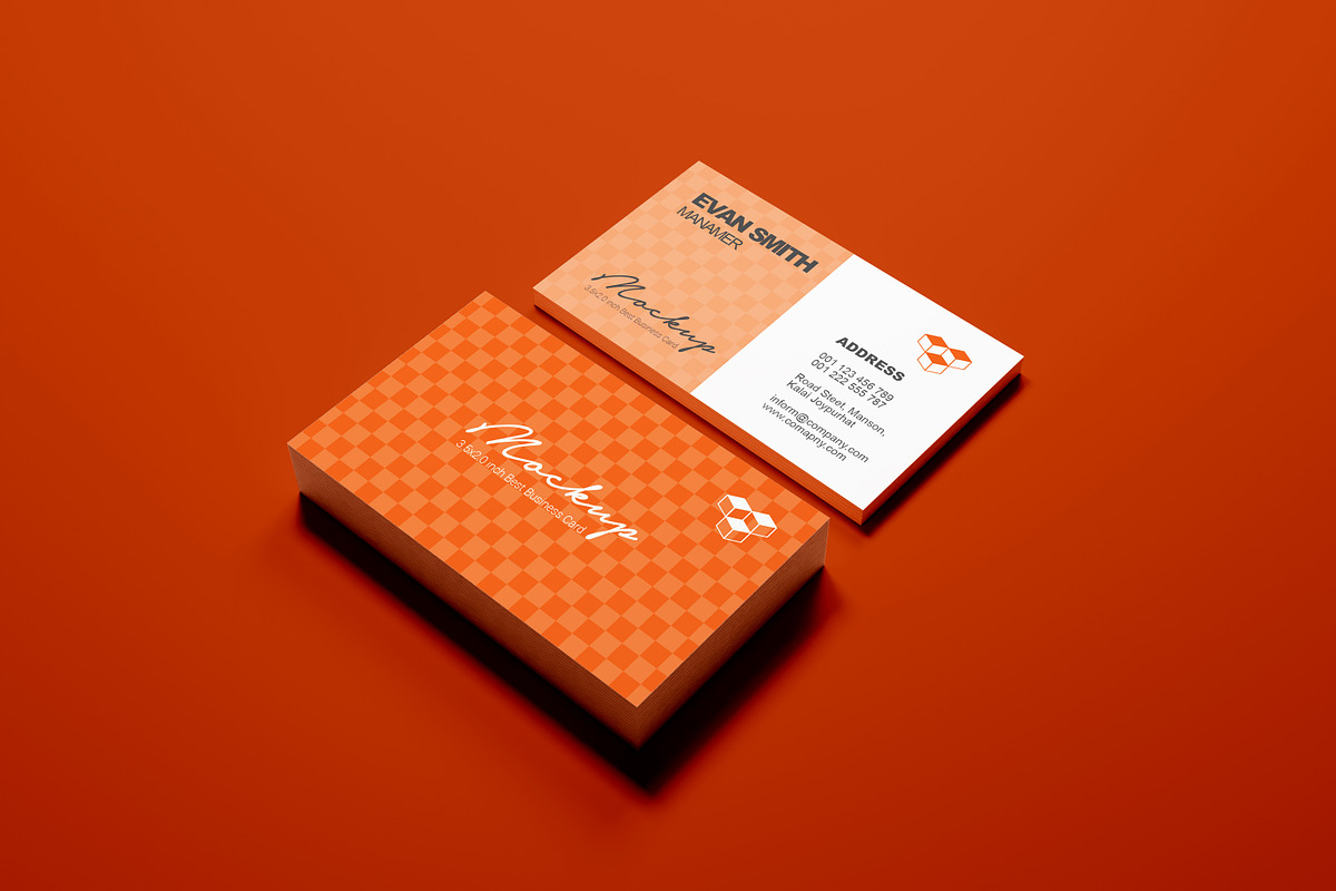 Business Card Mockups-2, an Advertising Mockup by alimran24 (Photo 5 of 12)