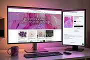 Pink Crystal Cave Staircase Graphic, a Background Graphic by Aura Canyon HQ (Thumbnail 4 of 7)