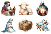 Christmas Nativity Sublimation, an Illustration by Daily.Designs (Thumbnail 2 of 5)