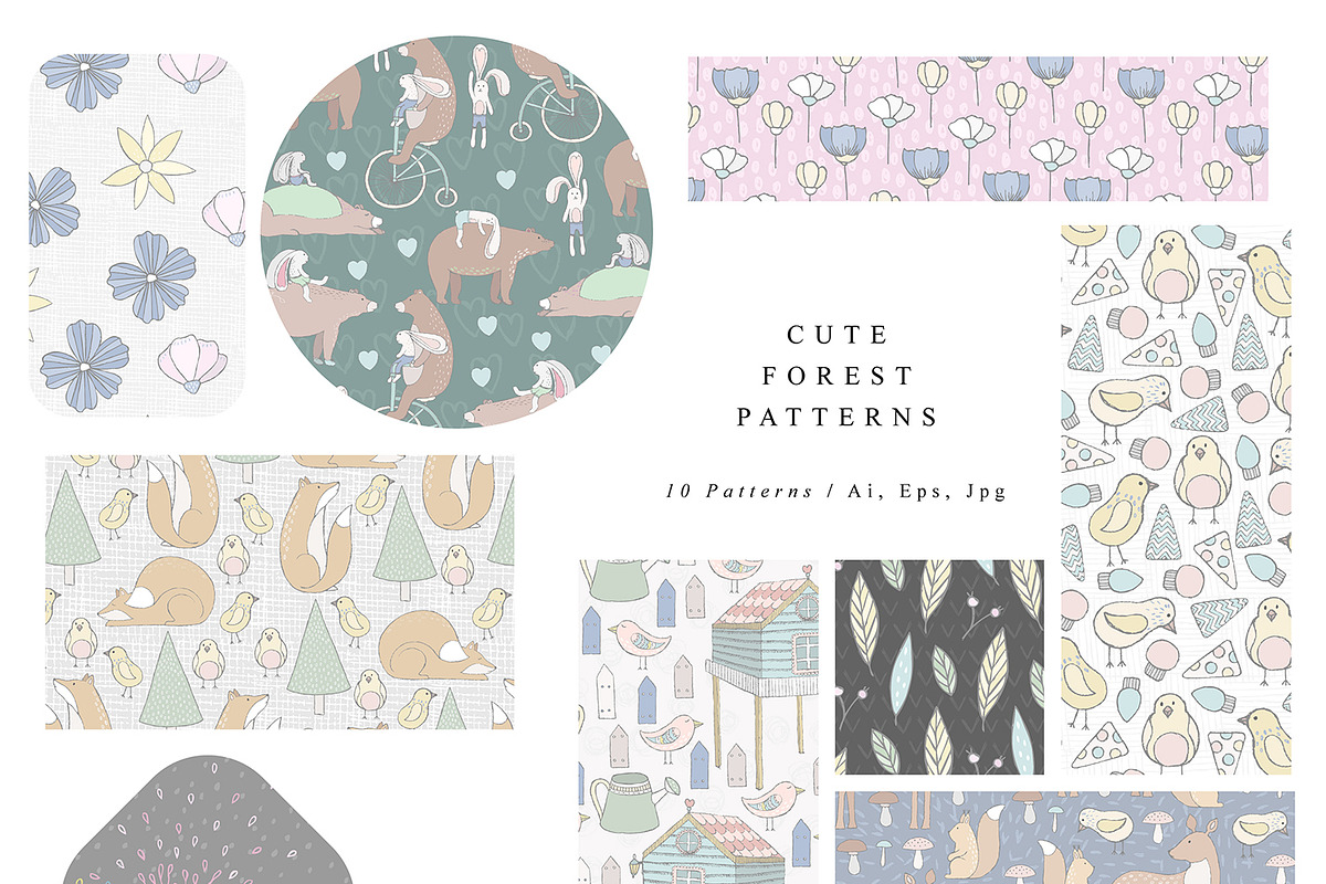 1805 Patterns Bundle, a Pattern Graphic by Julia Dreams (Photo 17 of 25)