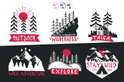 Outdoor Logo Badges, Part II, a Branding & Logo Template by 2dvillShop (Thumbnail 3 of 9)