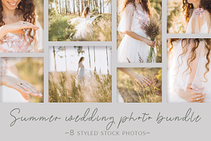 Summer wedding photo bundle