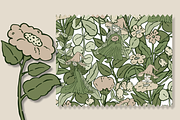 Green Camouflage Fairies Pattern, a Pattern Graphic by Lady Bruniere Design (Thumbnail 2 of 14)
