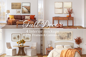 FALL DECOR Wall&Frame Mockups